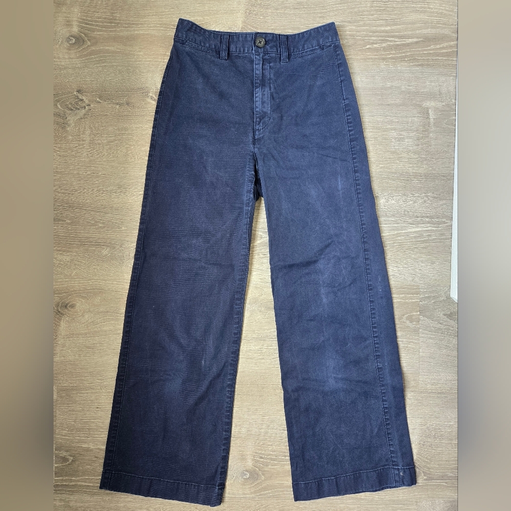 GAP Navy High Rise Stride Ankle Utility Pants Size 2